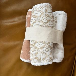 CRANE BABY 3-pack burp cloths